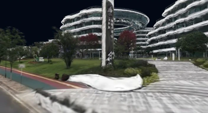 园区入口 · CAM 01 · 模拟画面